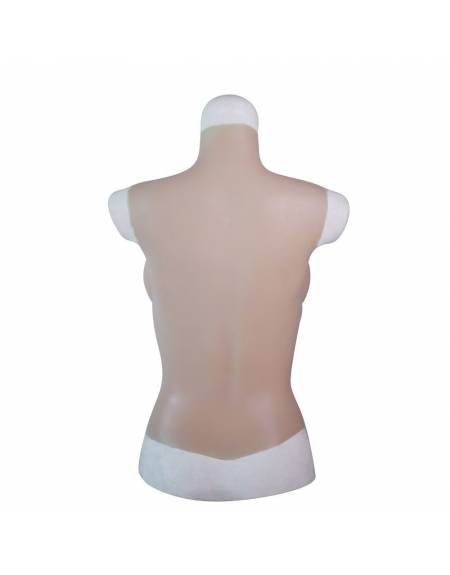 Combinaison Longue Buste Faux Seins Silicone Pour Transformiste