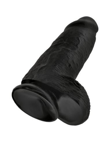 Gode réaliste Chubby 23 cm noir KING...
