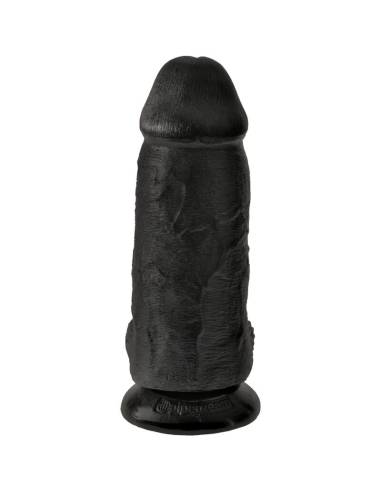 Gode réaliste Chubby 23 cm noir KING...