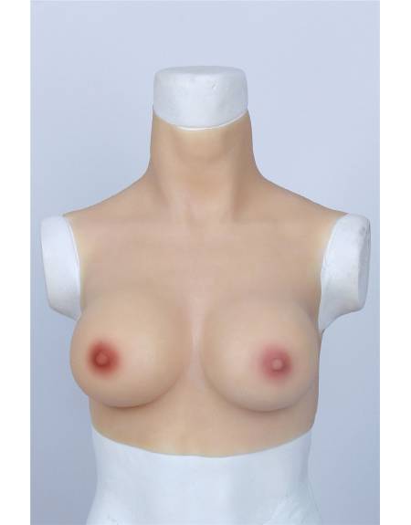 Buste Faux Seins Silicone Pour Transformiste - Bonnet 80C