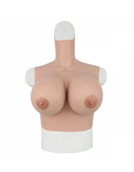 Buste Féminisation Faux Seins Silicone  - Bonnet 80H