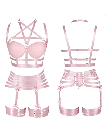 Ensemble Harnais SM Rose